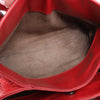 Bottega Veneta Intrecciato Roma Leather Handbag in Red Secondhand