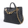 Bottega Veneta Intrecciato Small Andiamo Leather 2Way Handbag in Black Secondhand