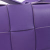 Bottega Veneta Maxi Intrecciato Cassette Leather Shoulder Bag in Purple Secondhand