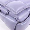 Bottega Veneta Padded Cassette Maxi Intrecciato Leather Shoulder Bag in Purple Secondhand