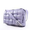 Bottega Veneta Padded Cassette Maxi Intrecciato Leather Shoulder Bag in Purple Secondhand