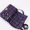 Bottega Veneta Padded Cassette Maxi Intrecciato Leather Shoulder Bag in Purple Secondhand