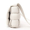 Bottega Veneta Padded Cassette Maxi Intrecciato Leather Shoulder Bag in Ecru Secondhand