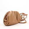 Bottega Veneta Micro The Pouch Leather Crossbody bag in Almond Secondhand