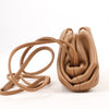 Bottega Veneta Micro The Pouch Leather Crossbody bag in Almond Secondhand
