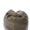 Bottega Veneta The Pouch Oversize Leather Clutch Bag in Green Secondhand