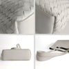 Bottega Veneta woven maxi shopper bag in white leather