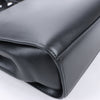 Bottega Veneta Box Calfskin Nappa Clip Shoulder Bag in Black Secondhand