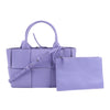 Bottega Veneta Nappa Maxi Intrecciato Small Arco 2Way Handbag in Purple Secondhand