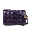 Bottega Veneta Padded Cassette Maxi Intrecciato Leather Shoulder Bag in Purple Secondhand