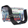 Burberry Graffiti Logo Printed Messenger Bag Multicolor Secondhand