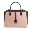BVLGARI ALBA Leather 2Way Handbag Pink x Black Secondhand