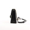BVLGARI Serpenti Forever Leather Chain Shoulder Bag in Black Secondhand