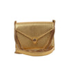 BVLGARI Serpenti Leather Chain Crossbody Bag in Gold Secondhand