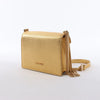 BVLGARI Serpenti Leather Chain Crossbody Bag in Gold Secondhand