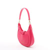 BVLGARI Serpenti Leather Shoulder Bag in Pink Secondhand