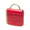 Chloé Croc Embossed Leather Aby Lock Satchel Secondhand