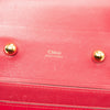 Chloé Croc Embossed Leather Aby Lock Satchel Secondhand
