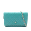 Secondhand Chanel CC Quilted Lambskin Wallet On Chain