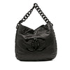 Secondhand Chanel Calfskin Modern Chain Rhodoid Hobo