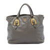 Prada Soft Calfskin Open Convertible Shopping Tote Secondhand