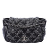 Chanel Paris Byzance Nylon Tweed On Stitch Bubble Accordion Flap Secondhand