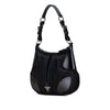 Secondhand Prada Leather Trimmed Tessuto Hobo
