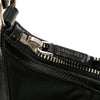 Prada Leather Trimmed Tessuto Hobo Secondhand