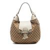 Gucci Medium GG Canvas Emily Flap Satchel Secondhand