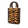 Secondhand Fendi Mini Embroidered Canvas Tiger Print Sunshine Shopper Tote