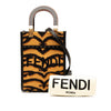 Fendi Mini Embroidered Canvas Tiger Print Sunshine Shopper Tote Secondhand