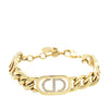 Dior Gold Plated Rhinestones 30 Montaigne Chain Bracelet Secondhand