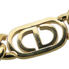 Dior Gold Plated Rhinestones 30 Montaigne Chain Bracelet Secondhand
