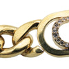Dior Gold Plated Rhinestones 30 Montaigne Chain Bracelet Secondhand