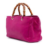 Gucci Medium Calfskin Bamboo Shopper Satchel Secondhand
