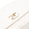 Chanel Medium Stitched Calfskin Covered CC Flap Secondhand