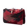Valentino Medium Nappa and Canvas Camouflage Rockstud Glam Lock Crossbody Secondhand
