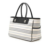 Burberry Striped Canvas Handbag Secondhand