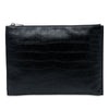 Saint Laurent Crocodile Embossed Leather Zipped Tablet Holder Secondhand