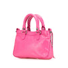 Balenciaga Small Lambskin Motocross Neo Cagole Satchel Secondhand
