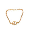 Dior Gold Plated Strass CD Logo Chain Bracelet Secondhand