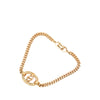 Dior Gold Plated Strass CD Logo Chain Bracelet Secondhand