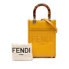 Fendi Mini Leather Sunshine Shopper Tote Secondhand