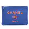 Chanel Medium Tweed Deauville O Case Clutch Secondhand