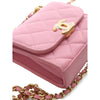 Chanel Mini CC Quilted Caviar Top Handle Clutch with Chain Secondhand