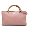 Gucci Medium Calfskin Bamboo Shopper Satchel Secondhand