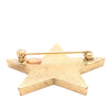 Chanel CC Gold Plated Enamel Star Brooch Secondhand