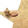 Chanel CC Gold Plated Enamel Star Brooch Secondhand