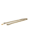 Chanel Gold Plated CC Leather Woven Chain Belt Secondhand