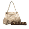 Gucci Medium Metallic Leather Soho Chain Tote Secondhand